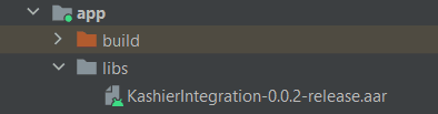 Adding the AAR file