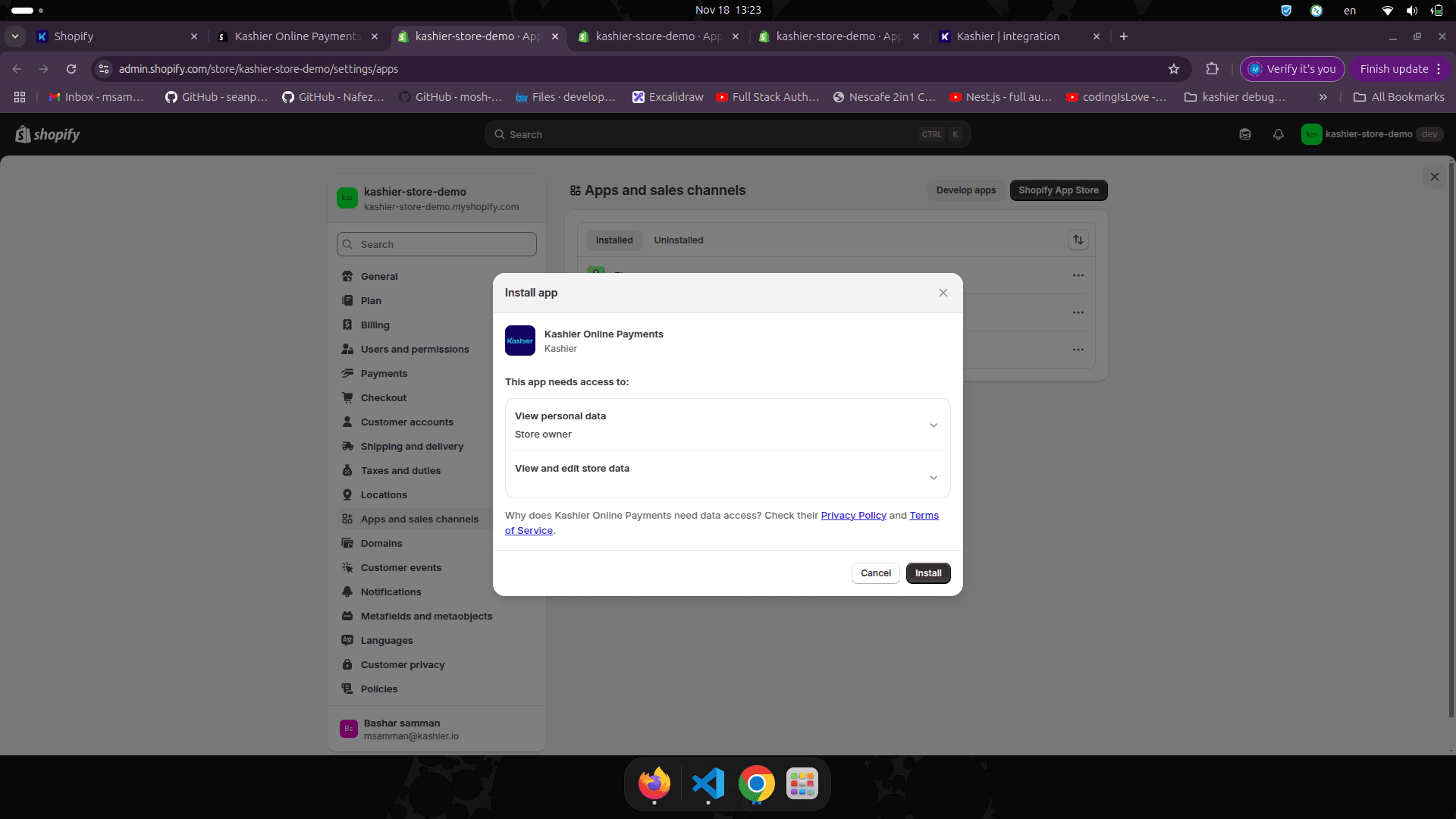 Shopify step 2