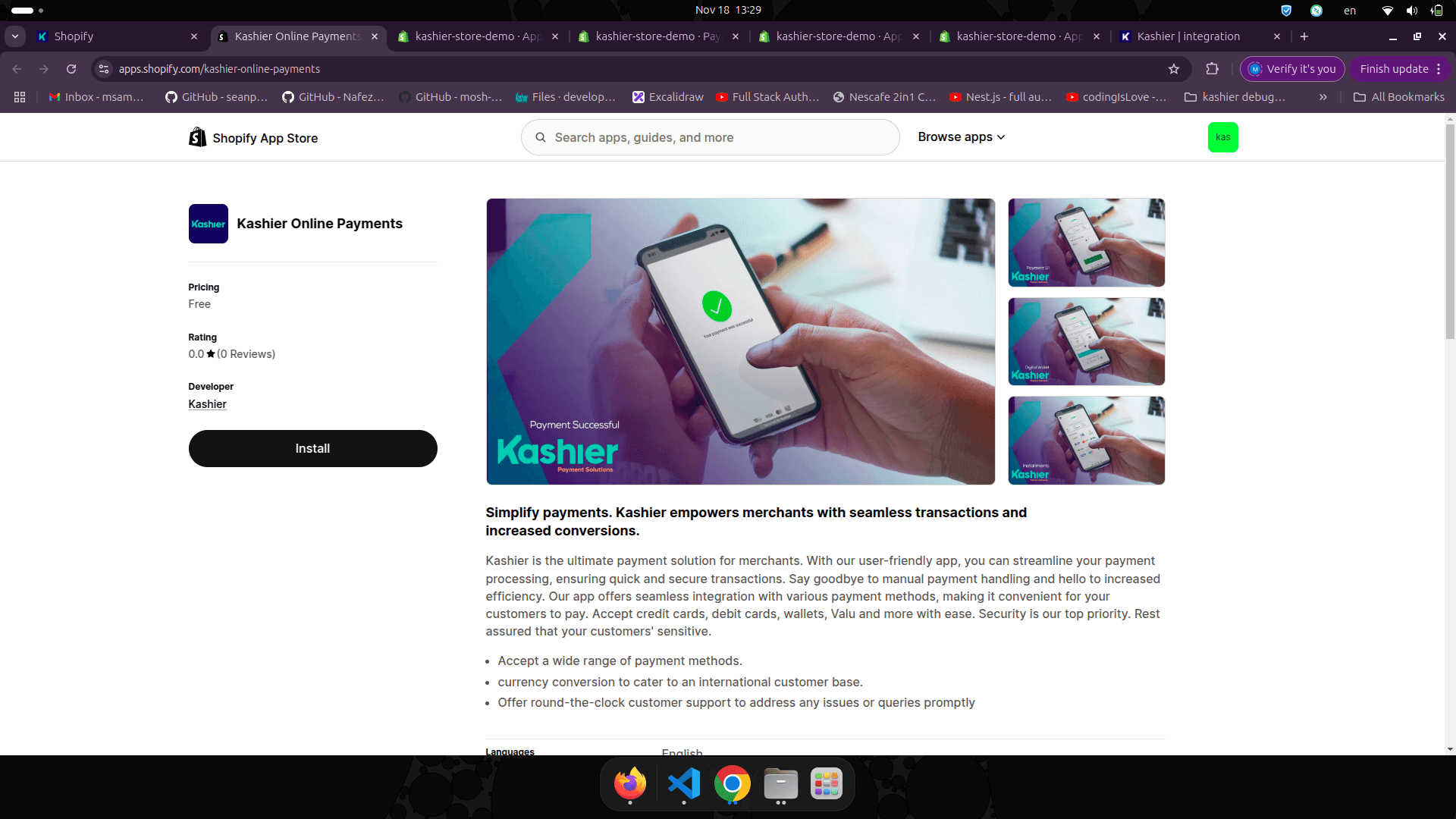 Shopify step 1